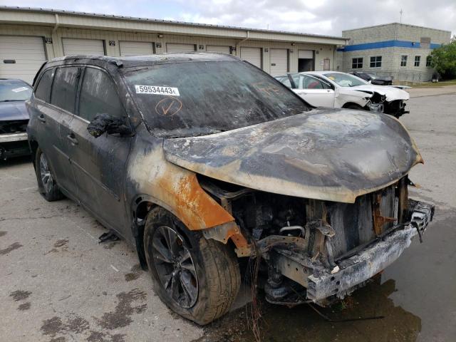 5TDJKRFH1GS297819 - 2016 TOYOTA HIGHLANDER XLE GRAY photo 4