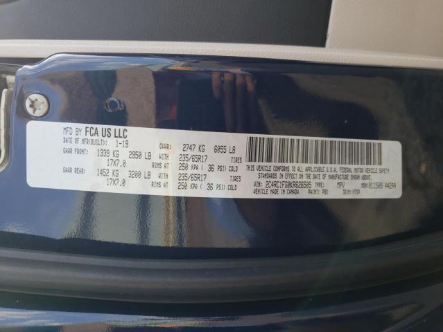 2C4RC1FG0KR626505 - 2019 CHRYSLER PACIFICA TOURING PLUS Көк фото 13