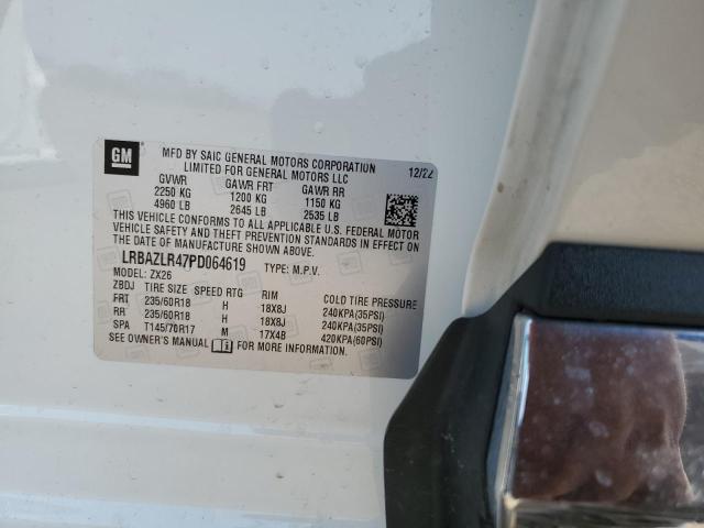 LRBAZLR47PD064619 - 2023 BUICK ENVISION PREFERRED WHITE photo 12