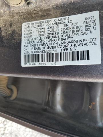 7FART6H50ME020214 - 2021 HONDA CR-V EX 灰色 照片 13