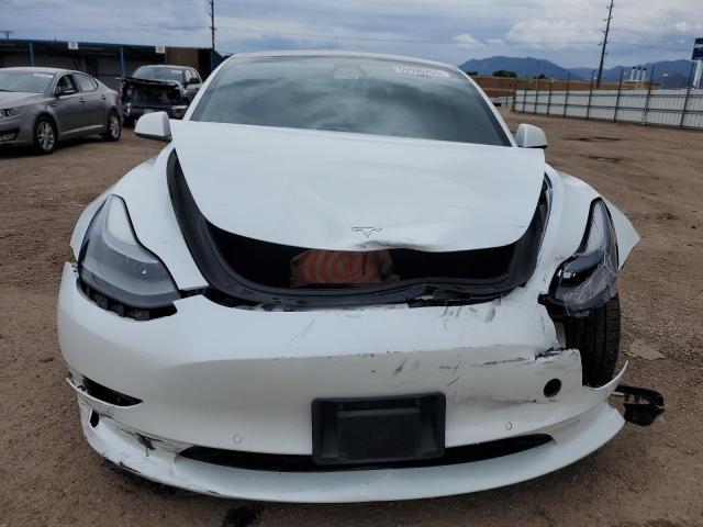 5YJ3E1EB0MF915484 - 2021 TESLA MODEL 3 白色 照片 5