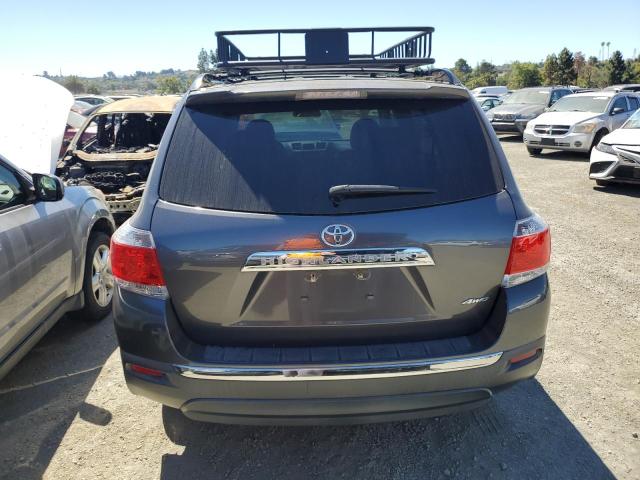 5TDBK3EH4DS269267 - 2013 TOYOTA HIGHLANDER BASE CHARCOAL photo 6