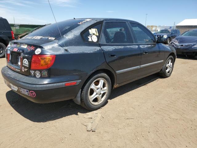 KMHDN55D62U044555 - 2002 HYUNDAI ELANTRA GLS BLACK photo 3