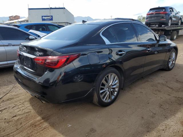 JN1EV7AR6JM430111 - 2018 INFINITI Q50 LUXE BLACK photo 3