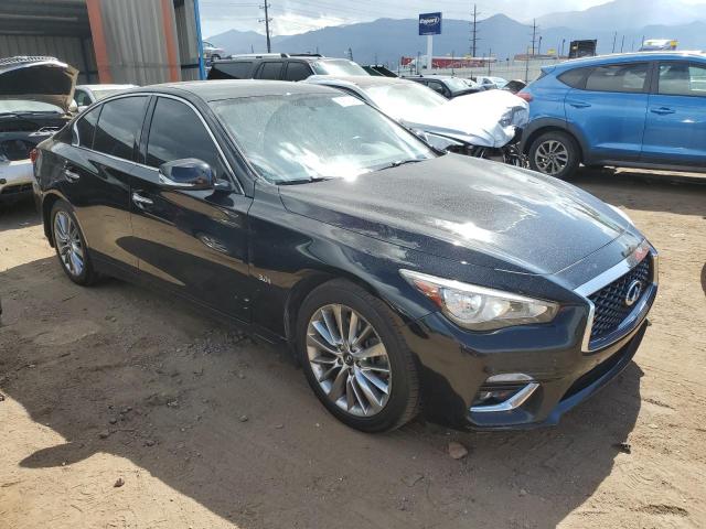 JN1EV7AR6JM430111 - 2018 INFINITI Q50 LUXE BLACK photo 4