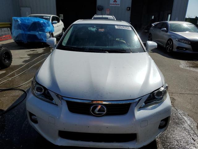 JTHKD5BH9C2090799 - 2012 LEXUS CT 200 WHITE photo 5