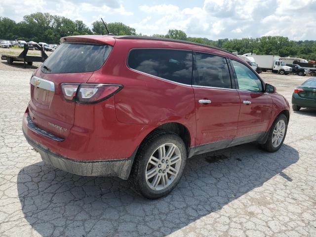 1GNKRGKDXDJ225847 - 2013 CHEVROLET TRAVERSE LT MAROON photo 3