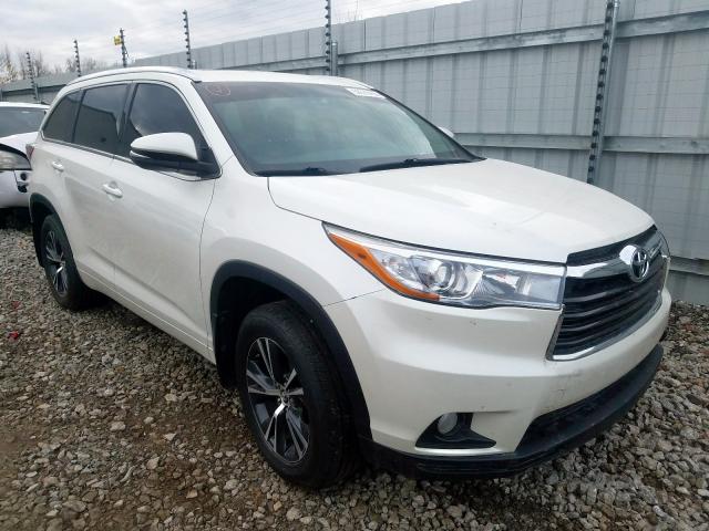 5TDJKRFH7GS320441 - 2016 TOYOTA HIGHLANDER XLE  ფოტო 1