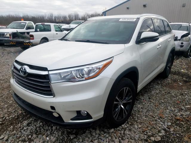 5TDJKRFH7GS320441 - 2016 TOYOTA HIGHLANDER XLE  ფოტო 2