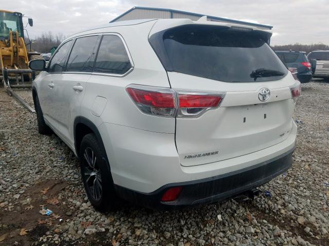 5TDJKRFH7GS320441 - 2016 TOYOTA HIGHLANDER XLE  ფოტო 3
