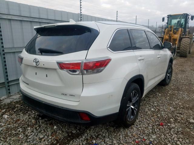 5TDJKRFH7GS320441 - 2016 TOYOTA HIGHLANDER XLE  ფოტო 4