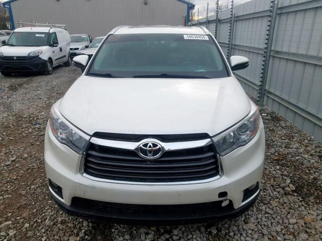 5TDJKRFH7GS320441 - 2016 TOYOTA HIGHLANDER XLE  ფოტო 9