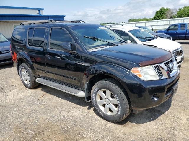 5N1AR18B38C662392 - 2008 NISSAN PATHFINDER S BLACK photo 4