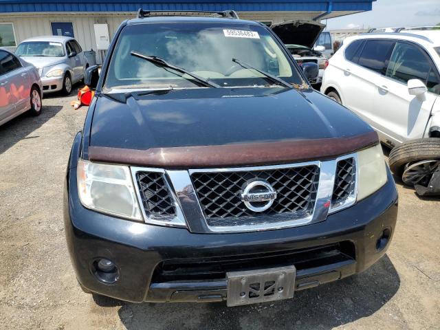 5N1AR18B38C662392 - 2008 NISSAN PATHFINDER S BLACK photo 5