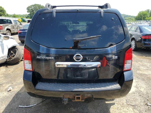 5N1AR18B38C662392 - 2008 NISSAN PATHFINDER S BLACK photo 6