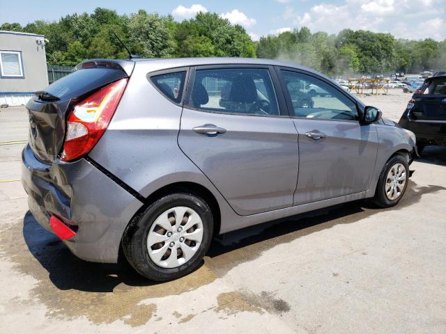 KMHCT5AEXFU204183 - 2015 HYUNDAI ACCENT GS GRAY photo 3