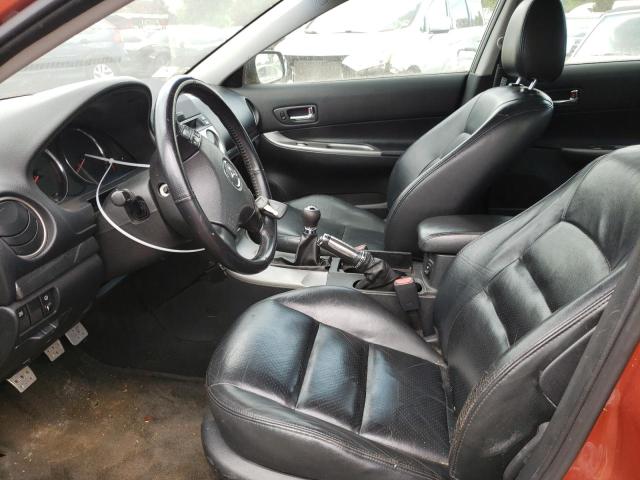 1YVHP80D845N47634 - 2004 MAZDA 6 S ORANGE photo 7