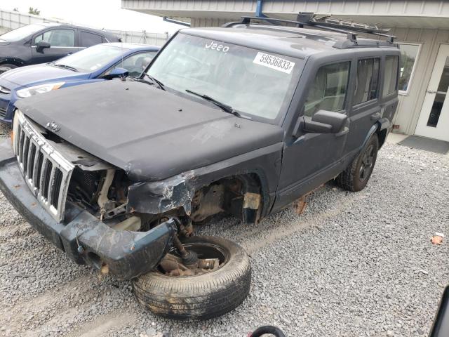 1J8HG48N46C144074 - 2006 JEEP COMMANDER BLACK photo 1