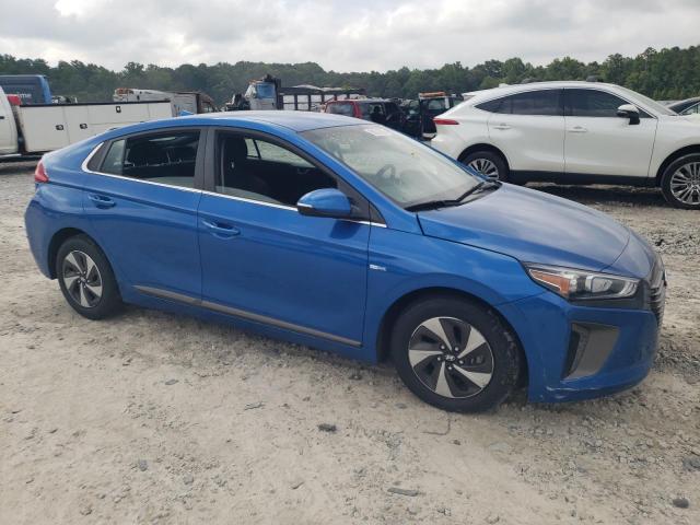 KMHC75LCXHU046351 - 2017 HYUNDAI IONIQ SEL BLUE photo 4