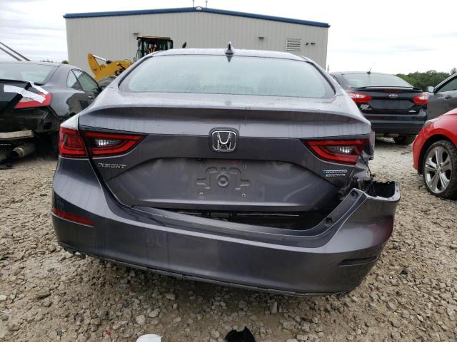 19XZE4F90KE001293 - 2019 HONDA INSIGHT TOURING GRAY photo 6