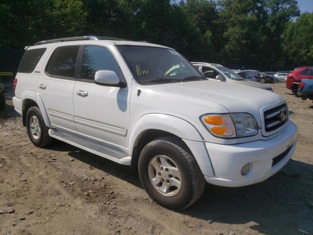 5TDBT48A72S119331 - 2002 TOYOTA SEQUOIA LIMITED WHITE photo 4