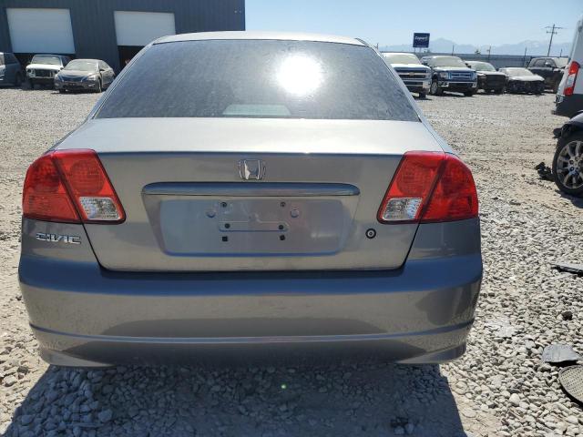 1HGES16355L018931 - 2005 HONDA CIVIC DX VP رمادي صورة 6