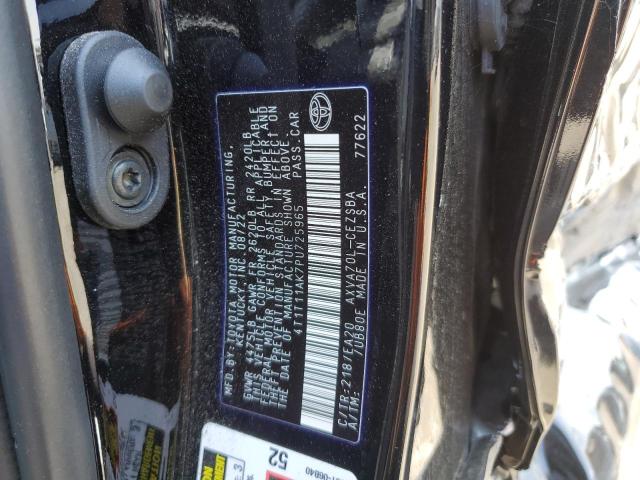 4T1T11AK7PU725965 - 2023 TOYOTA CAMRY SE NIGHT SHADE BLACK photo 12