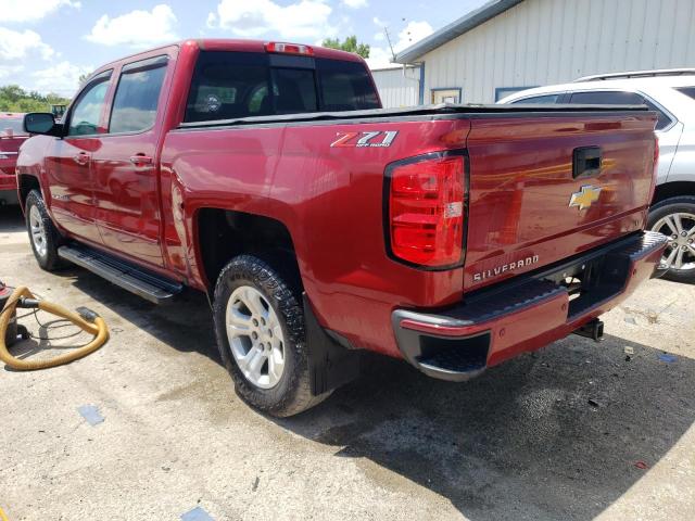 3GCUKREC2JG371757 - 2018 CHEVROLET SILVERADO K1500 LT BURGUNDY photo 2