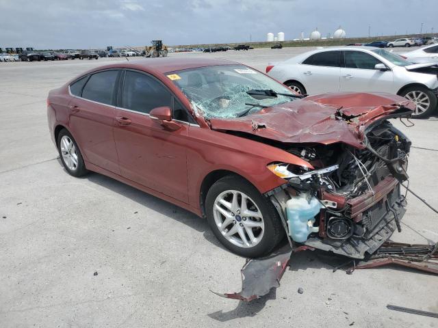 3FA6P0HD1ER339005 - 2014 FORD FUSION SE RED photo 4