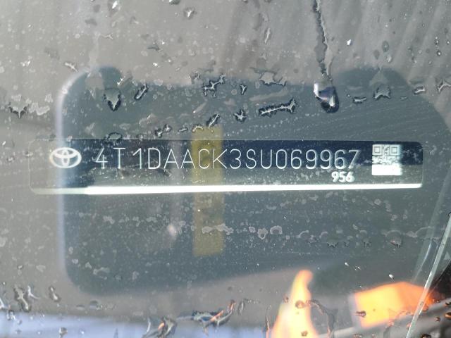 4T1DAACK3SU069967 - 2025 TOYOTA CAMRY XSE WHITE photo 12