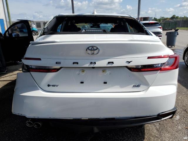 4T1DAACK3SU069967 - 2025 TOYOTA CAMRY XSE WHITE photo 6