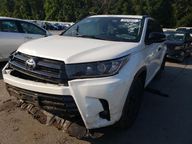 5TDJZRFH9KS986169 - 2019 TOYOTA HIGHLANDER SE WHITE photo 2