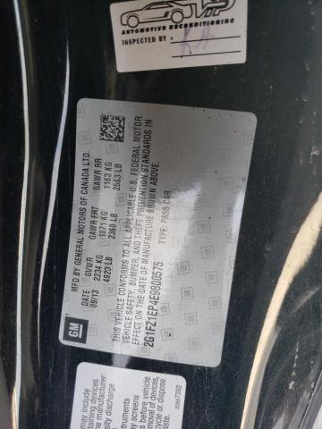 2G1FZ1EP4E9800575 - 2014 CHEVROLET CAMARO ZL1 黑色 照片 12