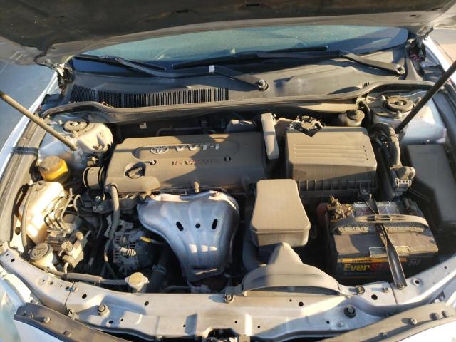 4T4BE46K37R002372 - 2007 TOYOTA CAMRY CE SILVER photo 7