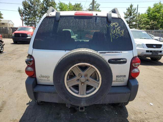 1J4GL38K65W518433 - 2005 JEEP LIBERTY RENEGADE 银色 照片 6