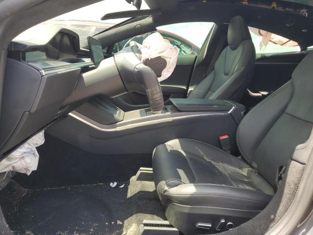 5YJSA1E6XNF472885 - 2022 TESLA MODEL S Մոխրագույն լուսանկար 7