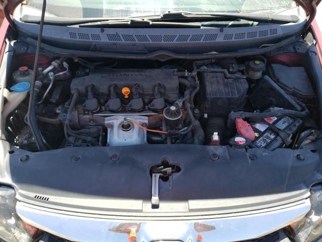 19XFA1F60AE059583 - 2010 HONDA CIVIC LX-S Կարմիր լուսանկար 11