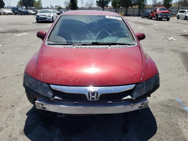 19XFA1F60AE059583 - 2010 HONDA CIVIC LX-S Կարմիր լուսանկար 5