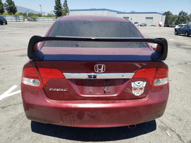 19XFA1F60AE059583 - 2010 HONDA CIVIC LX-S Կարմիր լուսանկար 6