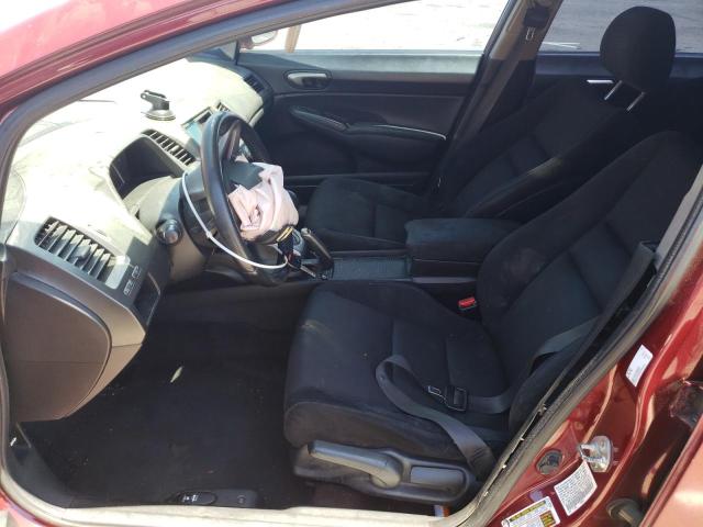 19XFA1F60AE059583 - 2010 HONDA CIVIC LX-S Կարմիր լուսանկար 7