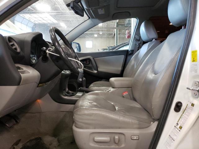 2T3DK4DV2AW024886 - 2010 TOYOTA RAV4 LIMITED WHITE photo 7