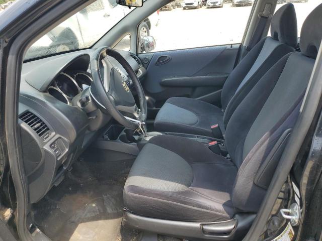 JHMGD386X7S051290 - 2007 HONDA FIT S BLACK photo 7