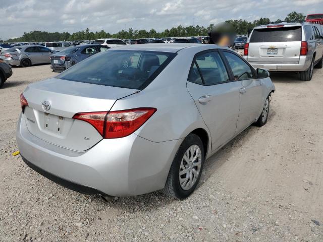 5YFBURHE2KP889894 - 2019 TOYOTA COROLLA L SILVER photo 3