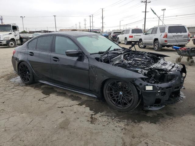 WBS33AY0XMFL28939 - 2021 BMW M3 COMPETITION BLACK photo 4