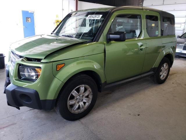 5J6YH27757L005529 - 2007 HONDA ELEMENT EX GREEN photo 1