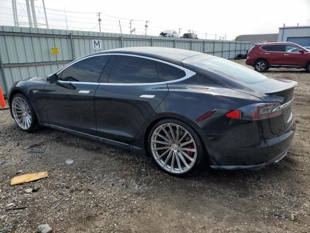 5YJSA1H11EFP36611 - 2014 TESLA MODEL S 黑色 照片 2