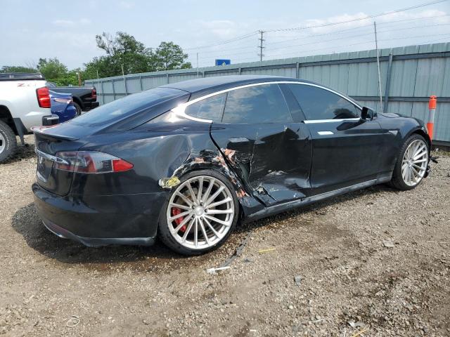 5YJSA1H11EFP36611 - 2014 TESLA MODEL S 黑色 照片 3
