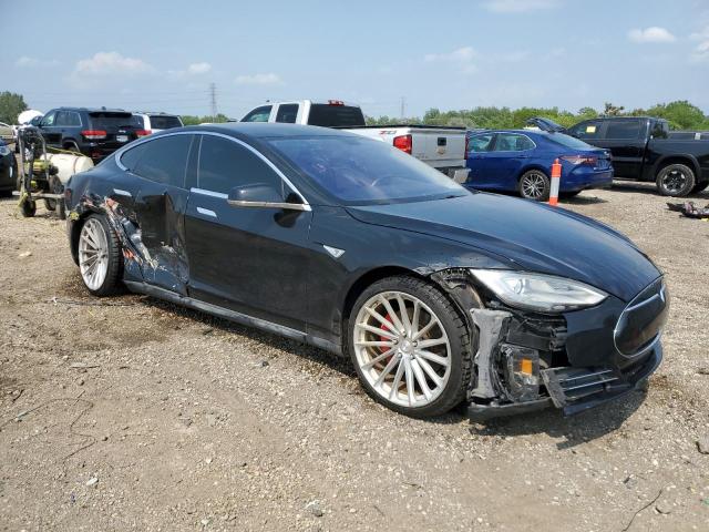 5YJSA1H11EFP36611 - 2014 TESLA MODEL S 黑色 照片 4