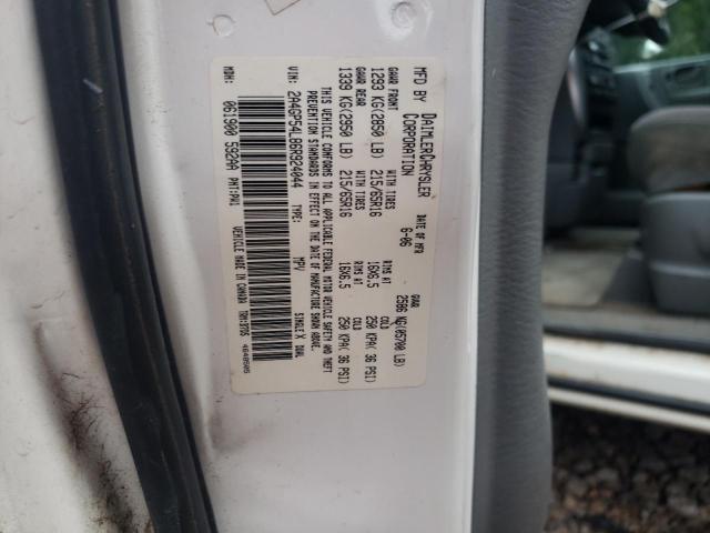 2A4GP54L86R924044 - 2006 CHRYSLER TOWN & COU TOURING 白色 照片 13