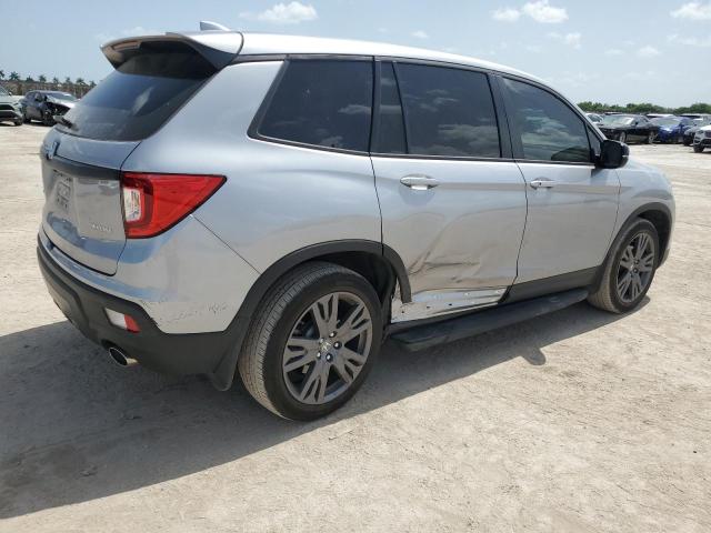 5FNYF7H58MB011037 - 2021 HONDA PASSPORT EXL Plata foto 3